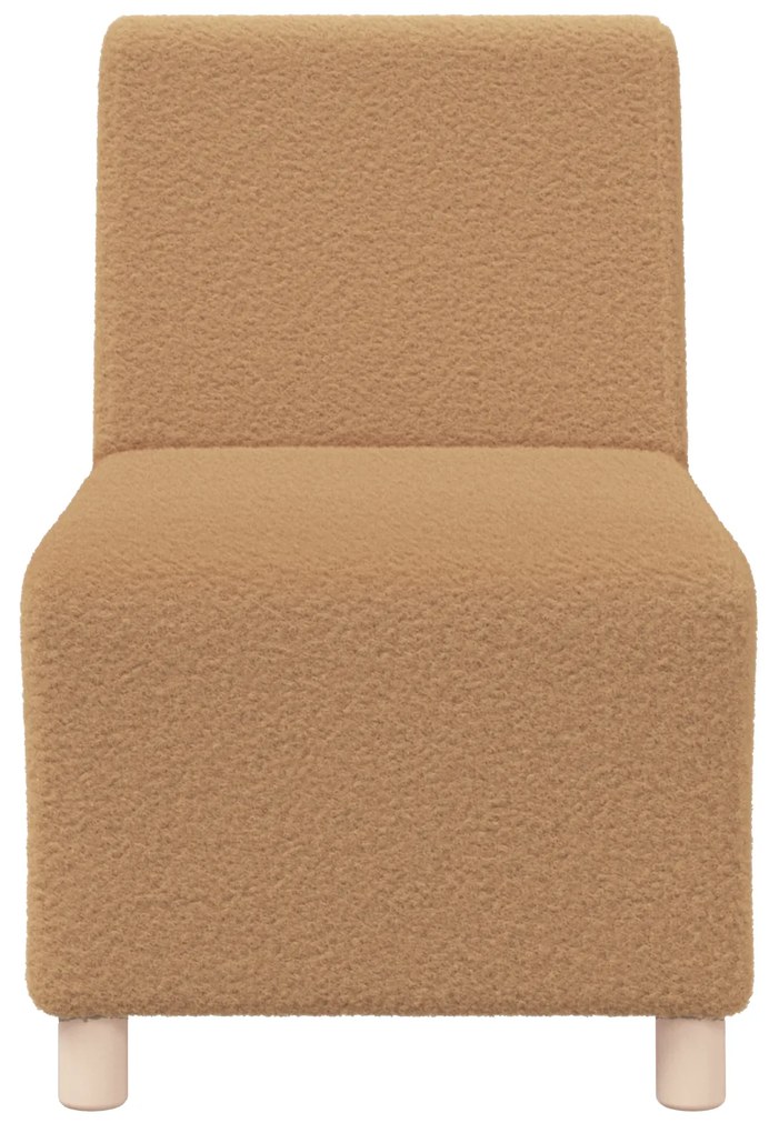 vidaXL Καθίσμα Σαλονιού 3 pcs Μπεζ 55 x 74 x 82 εκ. Βελούδο