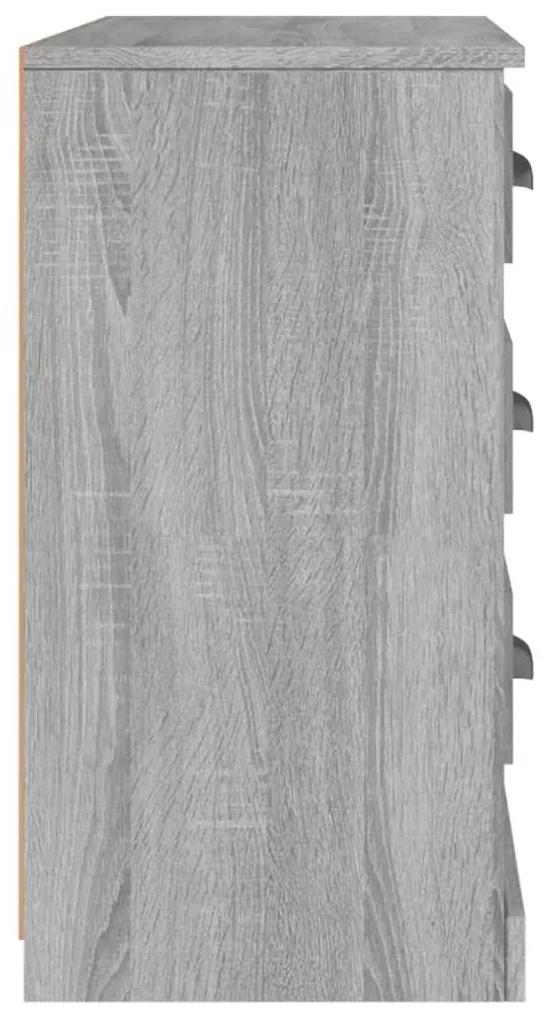 Μπουφές Γκρι Sonoma 104,5x35,5x67,5 εκ. από Επεξεργασμένο Ξύλο - Γκρι