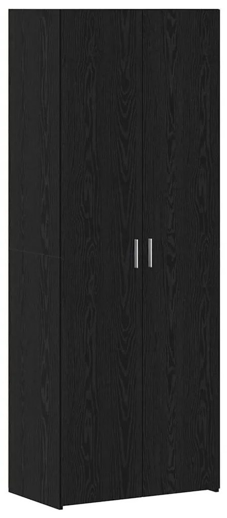 vidaXL Ντουλάπι αποθήκευσης Μαύρη δρυς 70 x 42.5 x 225 εκ