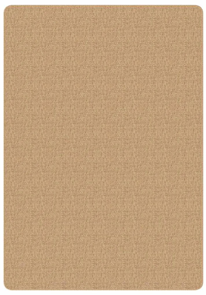 Χαλί Φυσικό Χρώμα 160 x 230 εκ. Γιούτα με Υπόστρωμα από Λάτεξ