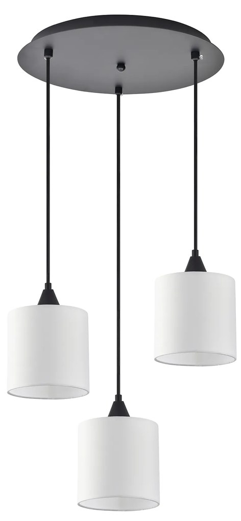 Φωτιστικό Οροφής SE21-BL-B10-BL3-SH1 ADEPT PENDANT White Shade Pendant+ - 51W - 100W - 77-9018