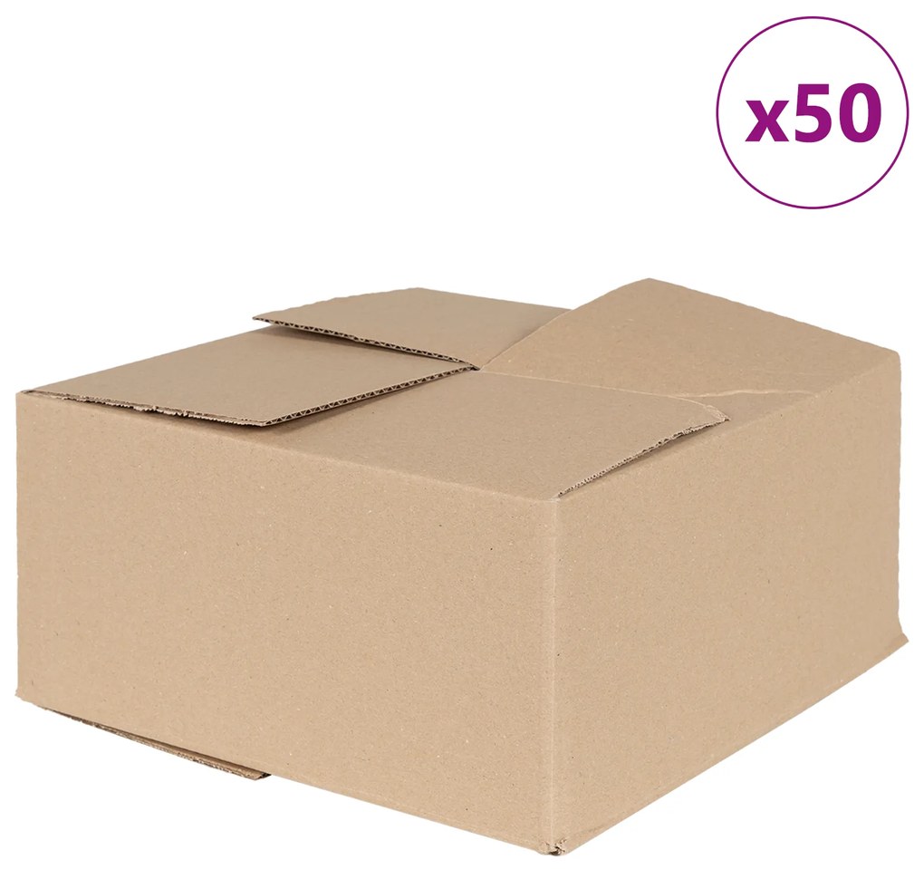 vidaXL vitaXL Κουτί Αναδίπλωσης 50 τεμ 30x30x15 εκ. Χαρτόνι