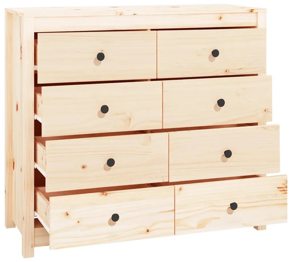 vidaXL Βοηθητικό Ντουλάπι 100x40x90 εκ. από Μασίφ Ξύλο Πεύκου