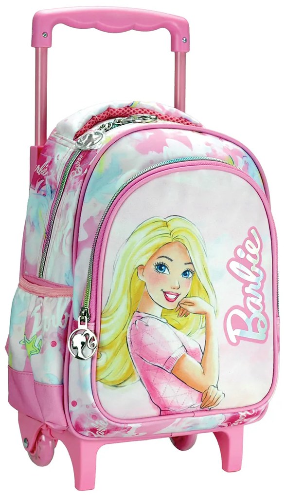 Σχολική Τσάντα Τρόλεϊ Νηπιαγωγείου (25x15x30) Gim Barbie Paints 349-89072