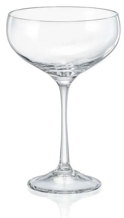 Ποτήρι Κολωνάτο Coupe Pralines (Σετ 4Τμχ) CLX40919180 180ml Κρυστάλλινο Clear Βοημίας Crystal