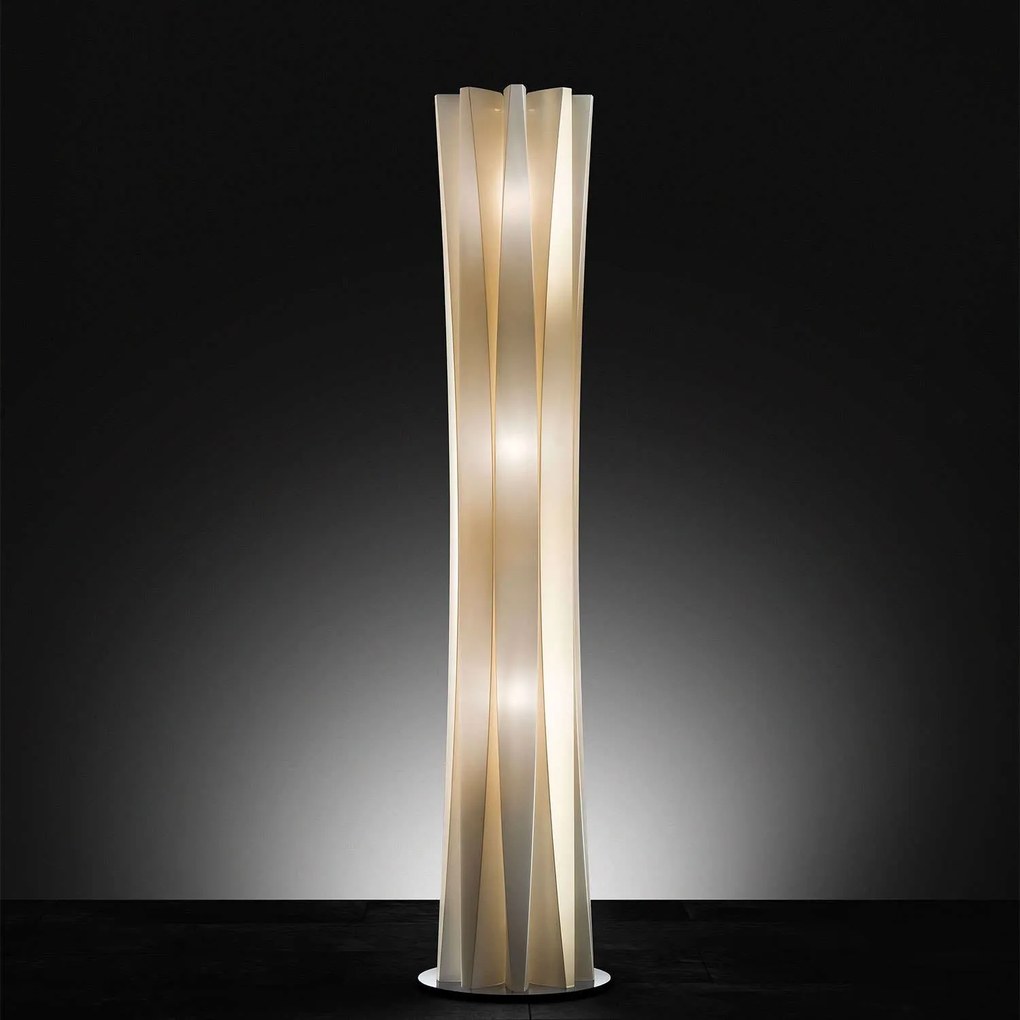 Φωτιστικό Δαπέδου Bach XL Gold Slamp Aluminium, Polypropylene