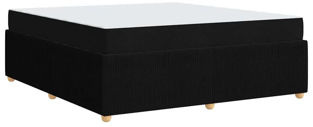 vidaXL Σκελετός Κρεβατιού Άλλο Μαύρο 180 x 200 cm ύφασμα