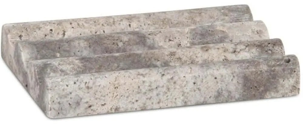 Σαπουνοθήκη Marble AH-BA25091 12x9,5x2cm Grey Andrea House Μάρμαρο
