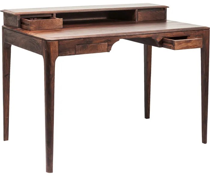 Γραφείο Brooklyn Walnut Desk 110x70cm 110x70x85εκ - Καφέ