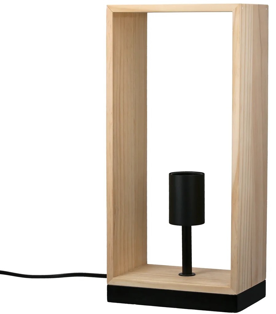 Επιτραπέζιο φωτιστικό Ξύλο Φυσικά Χρώματα 17X10X36Cm 17X10X36Cm