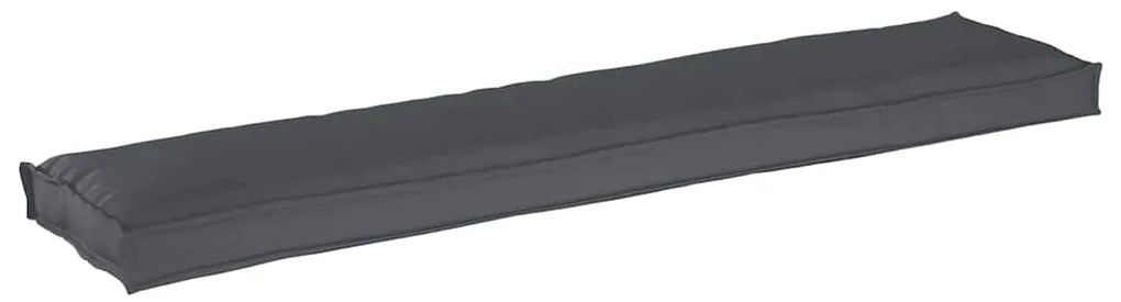 vidaXL Μαξιλάρι παλέτας Ανθρακί 180 x 40 x 8 εκ. Ύφασμα Oxford