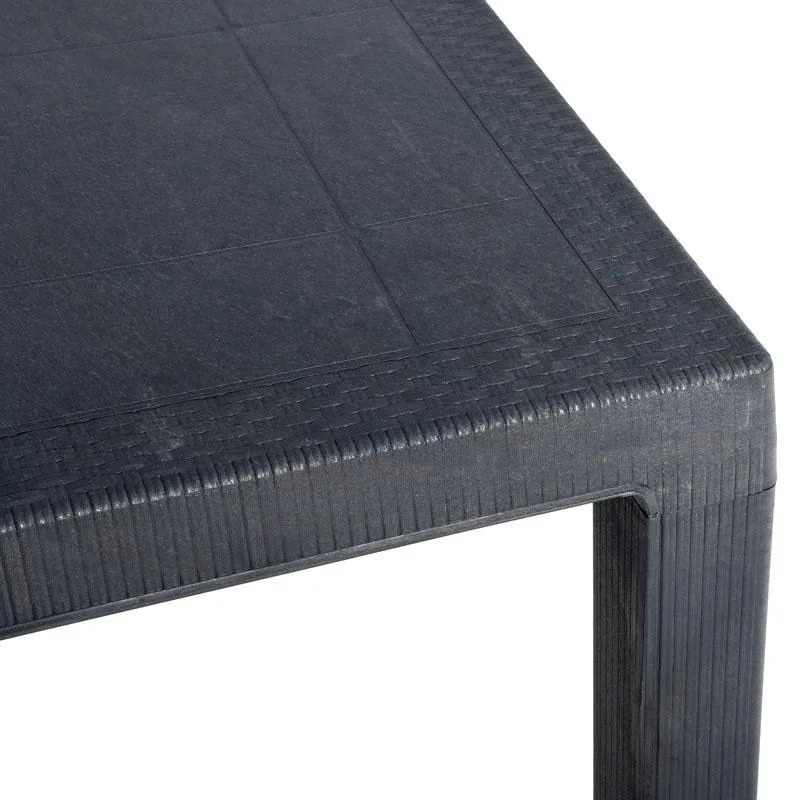 Τραπέζι Baltic Fylliana Ανθρακί 120x70x75 εκ. 120x70x75 εκ.