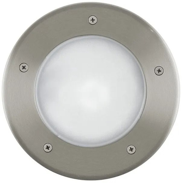 Σποτ δαπέδου στεγανό χωνευτό Riga 3 Eglo-86189-Inox 86189