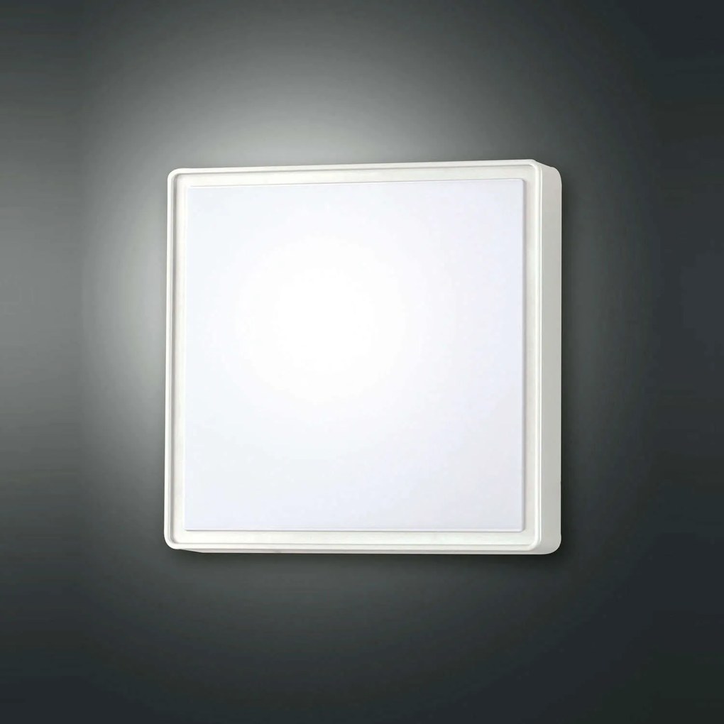 Φωτιστικό Οροφής - Τοίχου Oban 3225-61-102 White Fabas Luce Πλαστικό