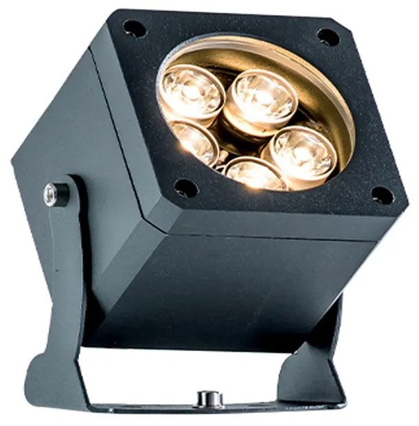 Προβολέας - Σποτ Δαπέδου Aris 4205400 LED 12W 3000K 479Lm 8,1x8,1x15cm Dark Grey Viokef