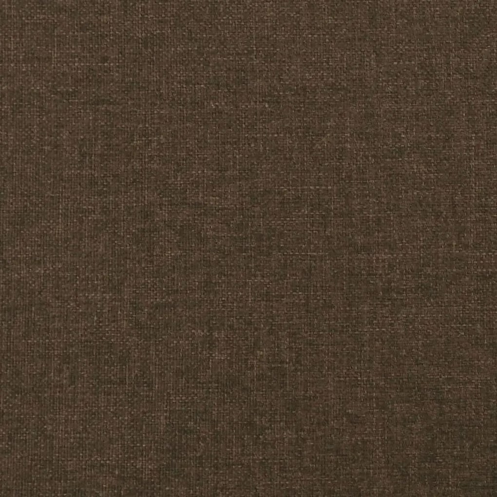 Κεφαλάρι με Πτερύγια Σκούρο Καφέ 183x23x118/128 εκ. Υφασμάτινο 3117833