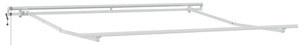 vidaXL Αυτόματη Ανασυρόμενη Τέντα Κόκκινη 300x250 εκ.