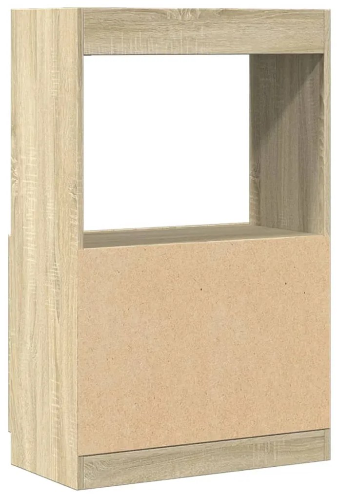 vidaXL Ντουλάπι Sonoma Δρυς 63x33x100 εκ. από Επεξεργασμένο Ξύλο