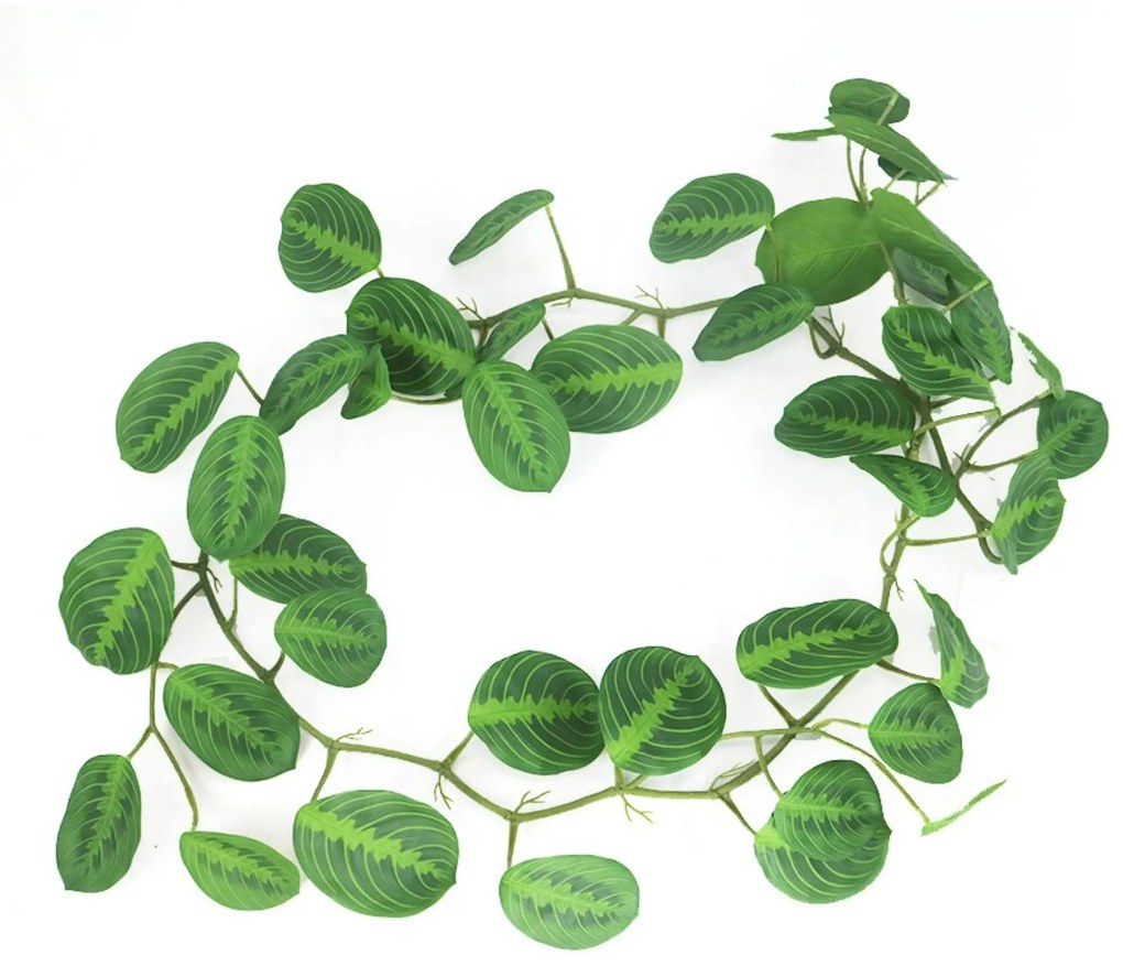 Supergreens Τεχνητή Γιρλάντα Καλαθέα \&quot;Maranta\&quot; Πράσινη 170 εκ. - 7091-7