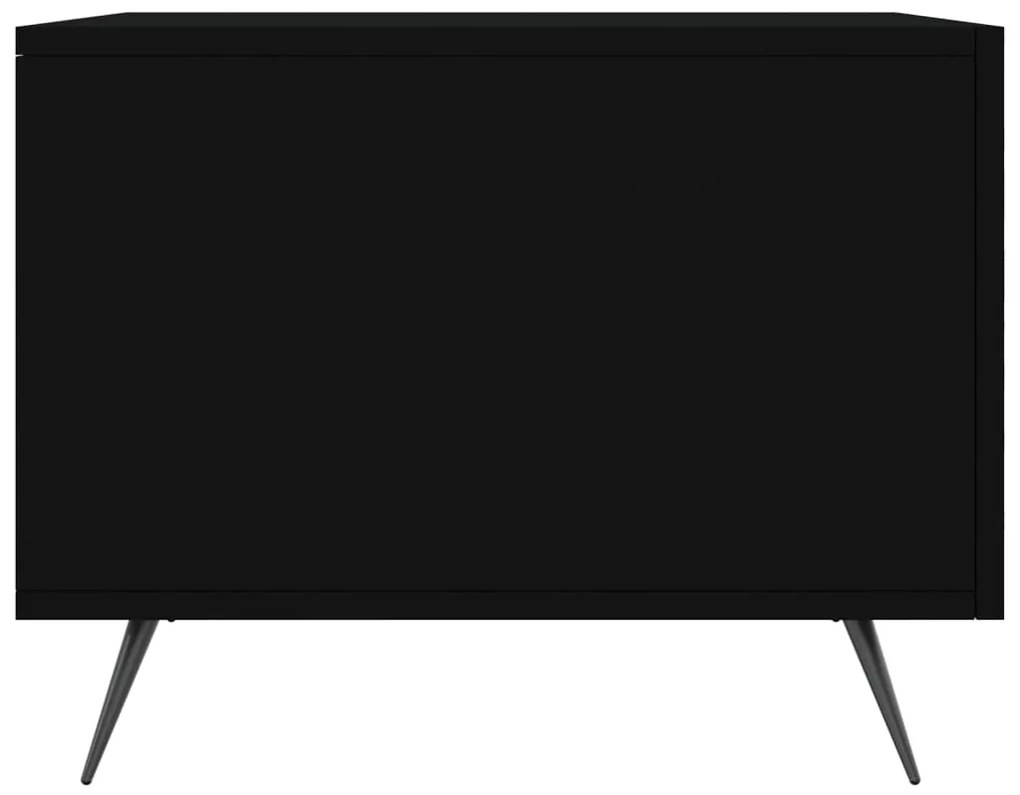 vidaXL Τραπεζάκι Σαλονιού Μαύρο 50x50x40 εκ. από Επεξεργασμένο Ξύλο