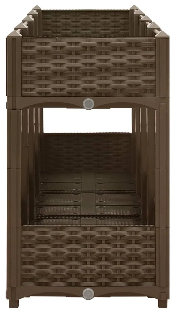 vidaXL Ζαρντινιέρα 160 x 40 x 71 εκ. από Πολυπροπυλένιο