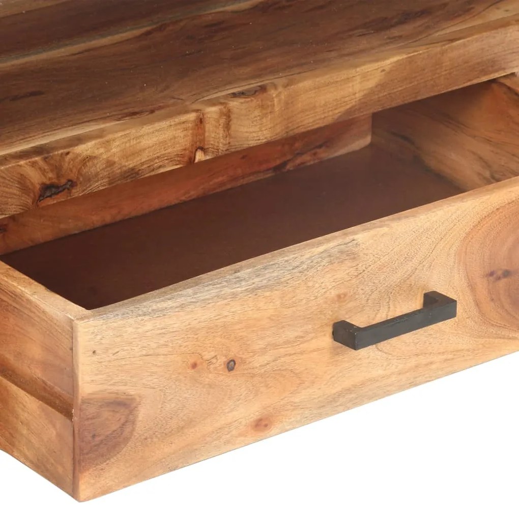 vidaXL Έπιπλο Τηλεόρασης 120x35x45 εκ Μασίφ Ξύλο με Φινίρισμα Sheesham