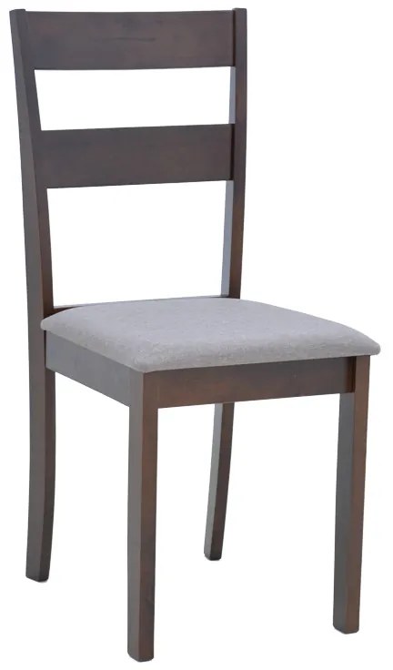 Καρέκλα Dallan  pakoworld σε καρυδί απόχρωση 40x47.5x89εκ