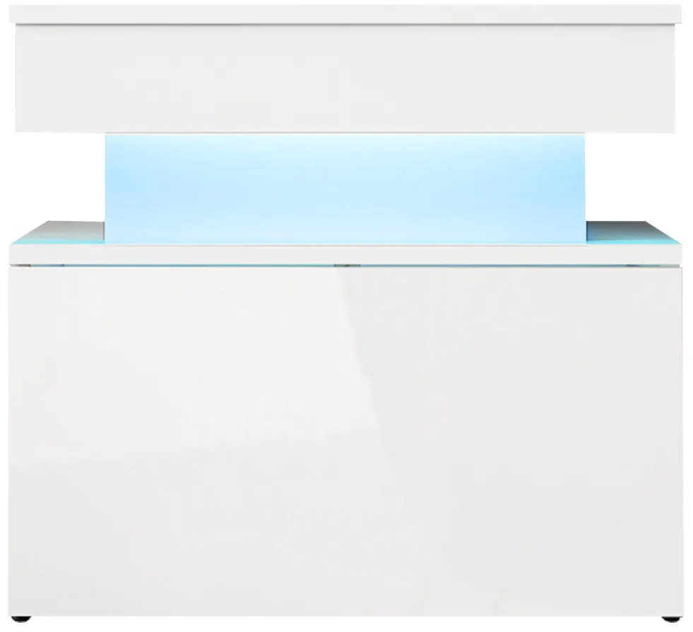Κομοδίνο Glossa 1S με LED-Mauro gualistero