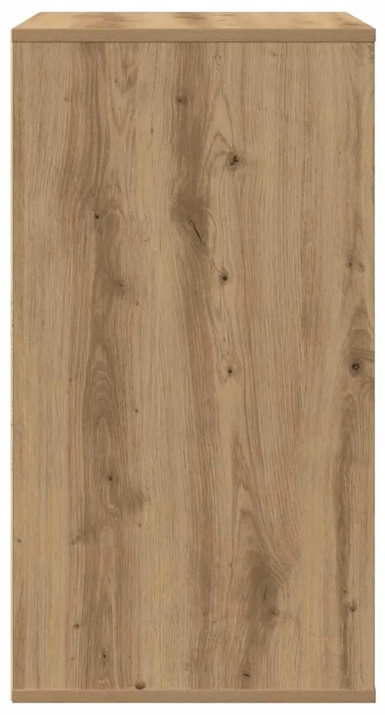 vidaXL Συρταριέρα Γωνιακή Αρτισιανή Δρυς 40x41x76 εκ. Επεξεργ. Ξύλο
