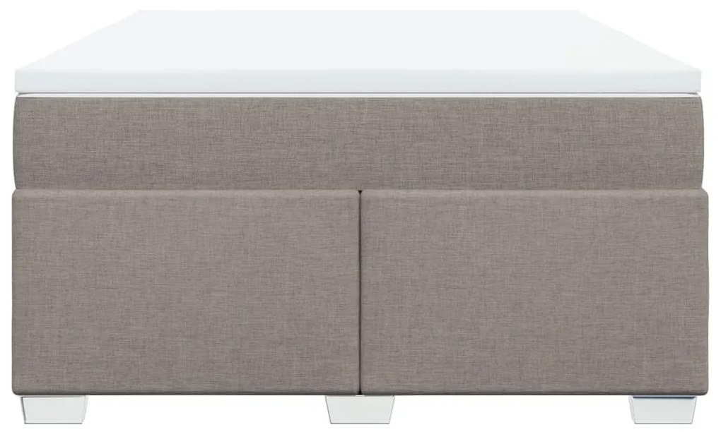 ΚΡΕΒΑΤΙ BOXSPRING ΜΕ ΣΤΡΩΜΑ TAUPE 140X200 ΕΚ. ΥΦΑΣΜΑΤΙΝΟ 3285141