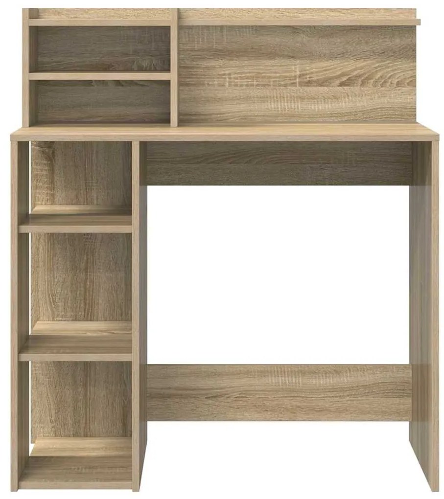vidaXL Γραφείο Δρύς Sonoma 90 x 48 x 101,5 εκ. Επεξεργασμένο ξύλο