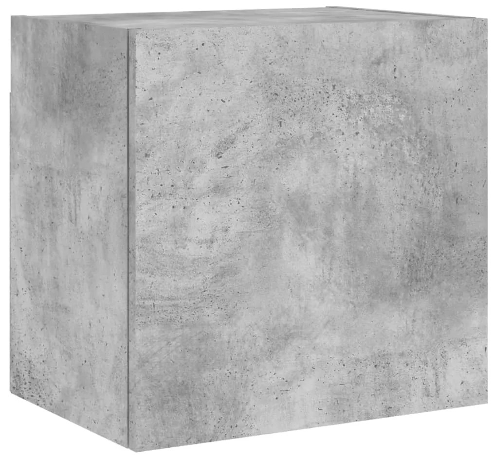 vidaXL Έπιπλο Τοίχου Τηλεόρασης Γκρι Σκυρ. 40,5x30x40 εκ. Επεξ. Ξύλο