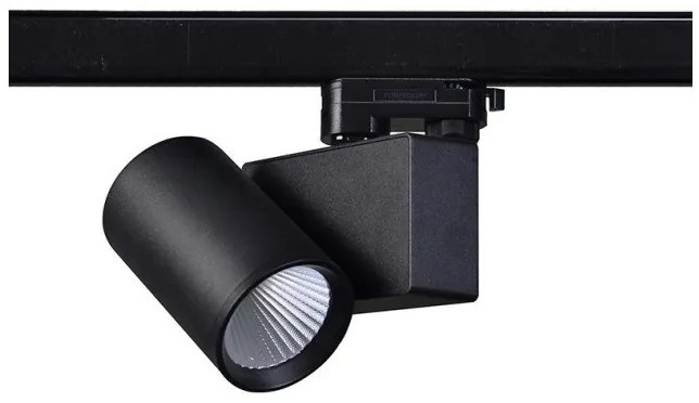 Σποτ Ράγας Τριφασικό LED 20W 4000Κ Ρυθμιζόμενο Lisor Aca-LISOR2040B4N-Μαύρο LISOR2040B4N
