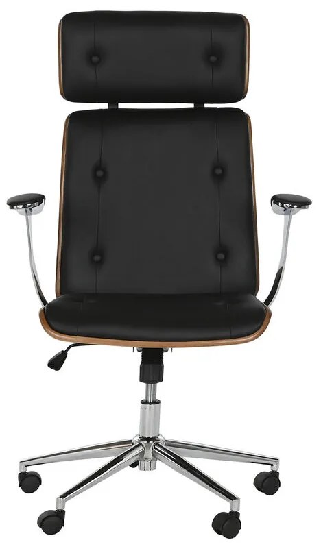 Καρέκλα Γραφείου Home ESPRIT Μαύρο