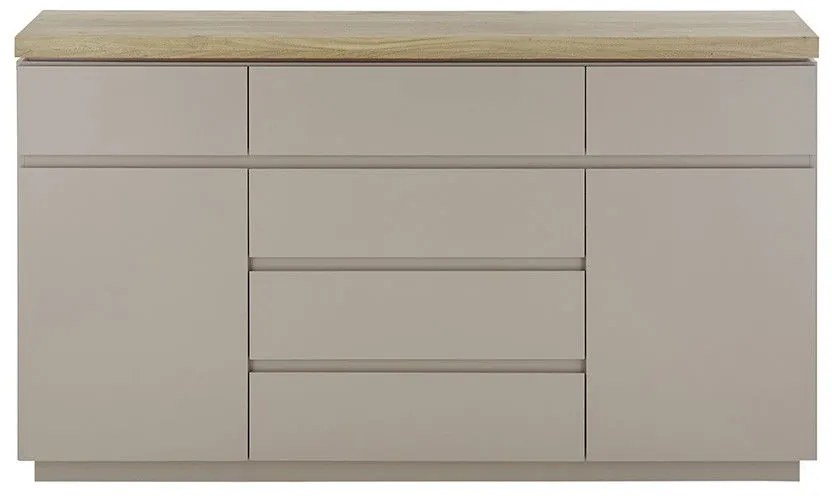 Amos Μπουφές Γκρι Μπεζ 150x40x86 cm