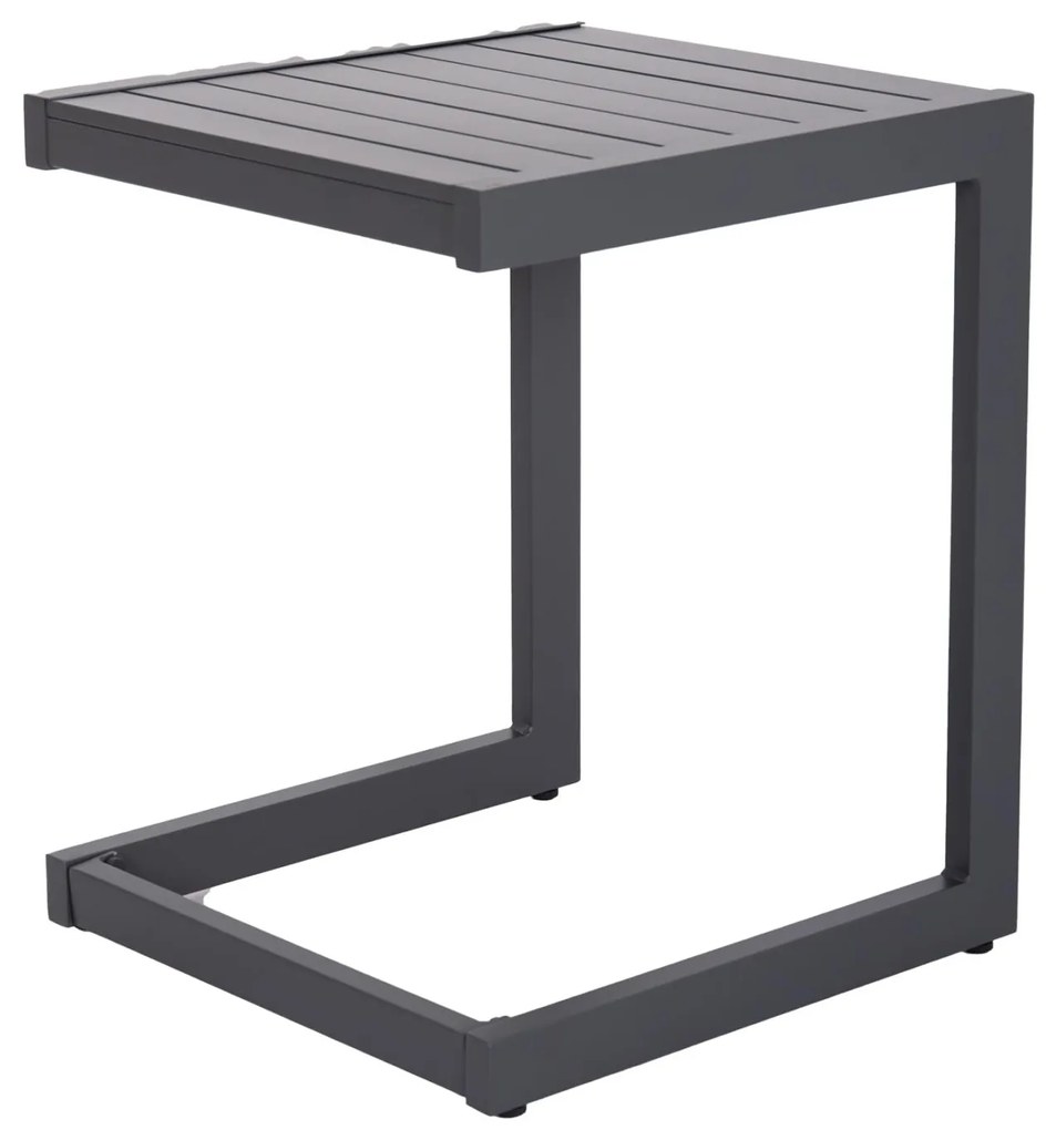 Τραπεζάκι Ξαπλώστρας BELLING C6274.03 Αλουμίνιο Σκούρο Γκρί 42x43x53Υεκ. 42x43x53 εκ.