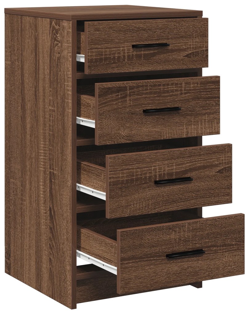 vidaXL Μπουφές  Καφέ δρυός 40x41x75 εκ. Επεξεργασμένο ξύλο