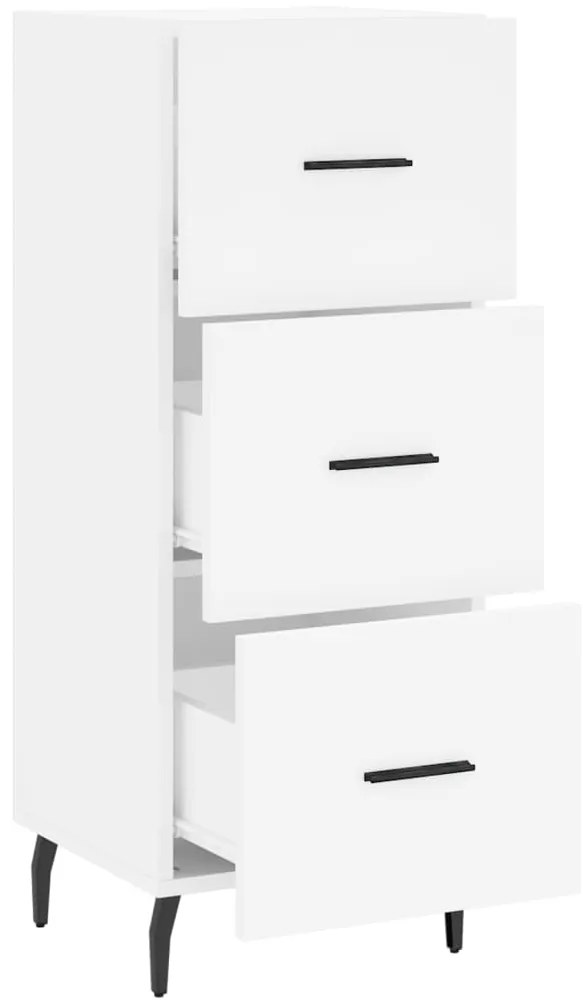 vidaXL Ντουλάπι Λευκό 34,5 x 34 x 90 εκ. από Επεξεργασμένο Ξύλο