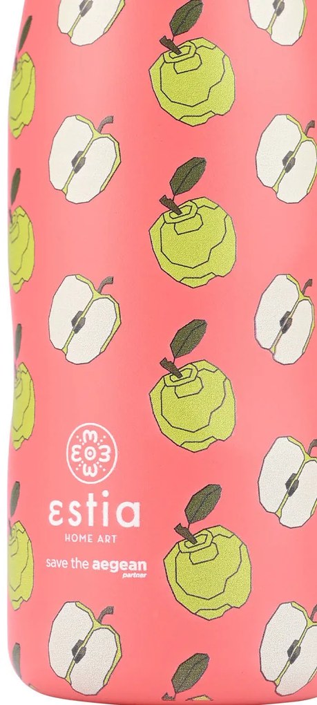 ESTIA ΘΕΡΜΟΣ TRAVEL FLASK SAVE THE AEGEAN 500ml APPLE ODYSSEY