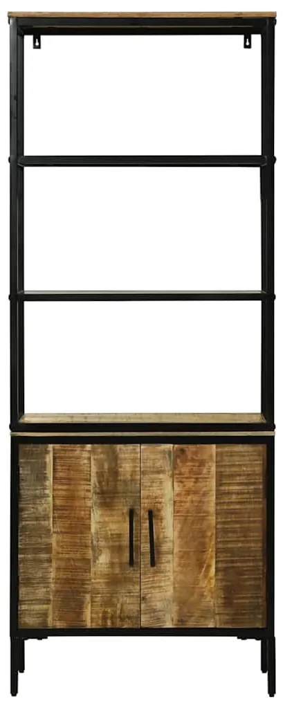 vidaXL Highboard Καφέ 70 x 35 x 180 εκ. Μασίφ ξύλο μάνγκο