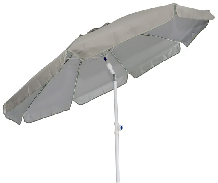 Ομπρέλα Παραλίας Γκρι 2m 371-0408-10