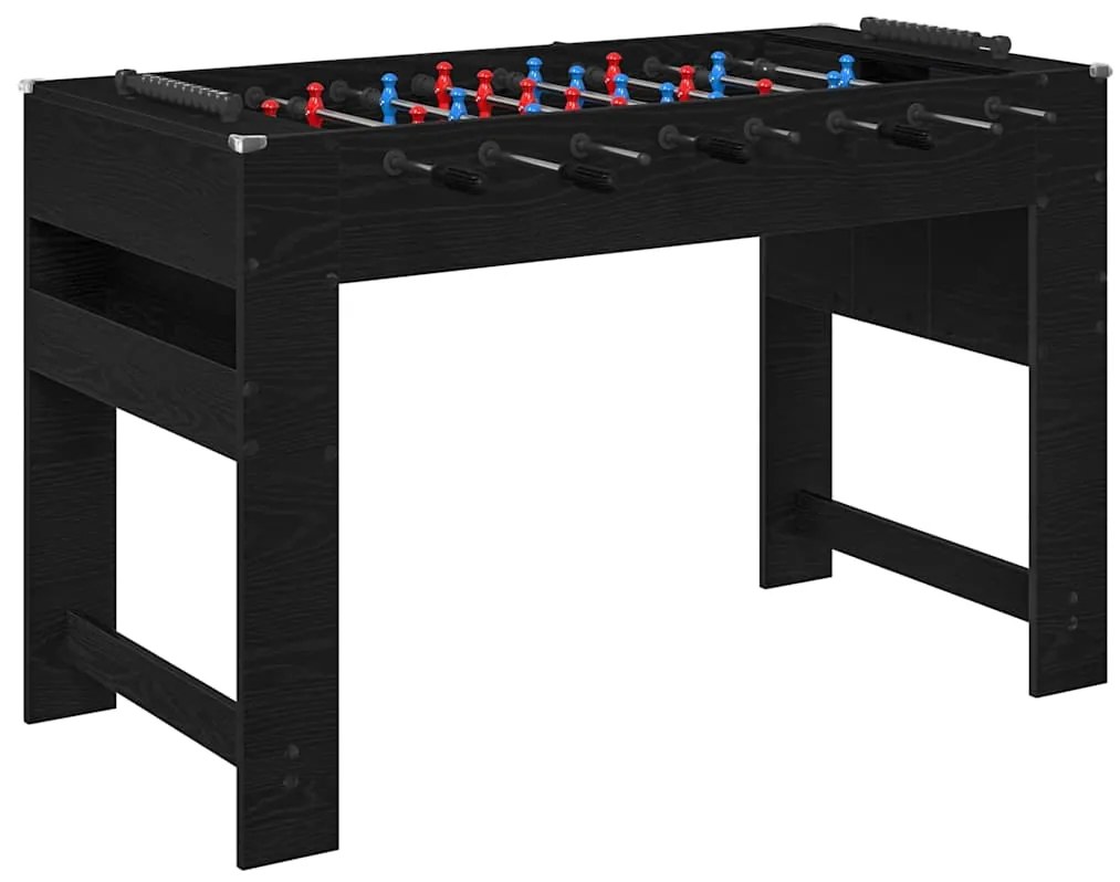 vidaXL Τραπέζι Φουτμπολ Μαύρη Οξυά 125 x 60,5 x 80 εκ.