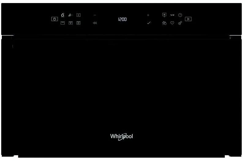 Whirlpool WMD7O4TB Εντοιχιζόμενος φούρνος μικροκυμάτων 31lt , 1000W , Μαύρος