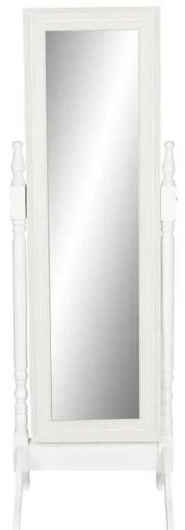 Καθρέφτης Καλλωπισμού Home ESPRIT Λευκό 50 x 50 x 157 cm