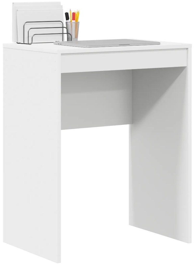 vidaXL Γραφείο Λευκό 60 x 40 x 76 εκ. Επεξεργασμένο ξύλο