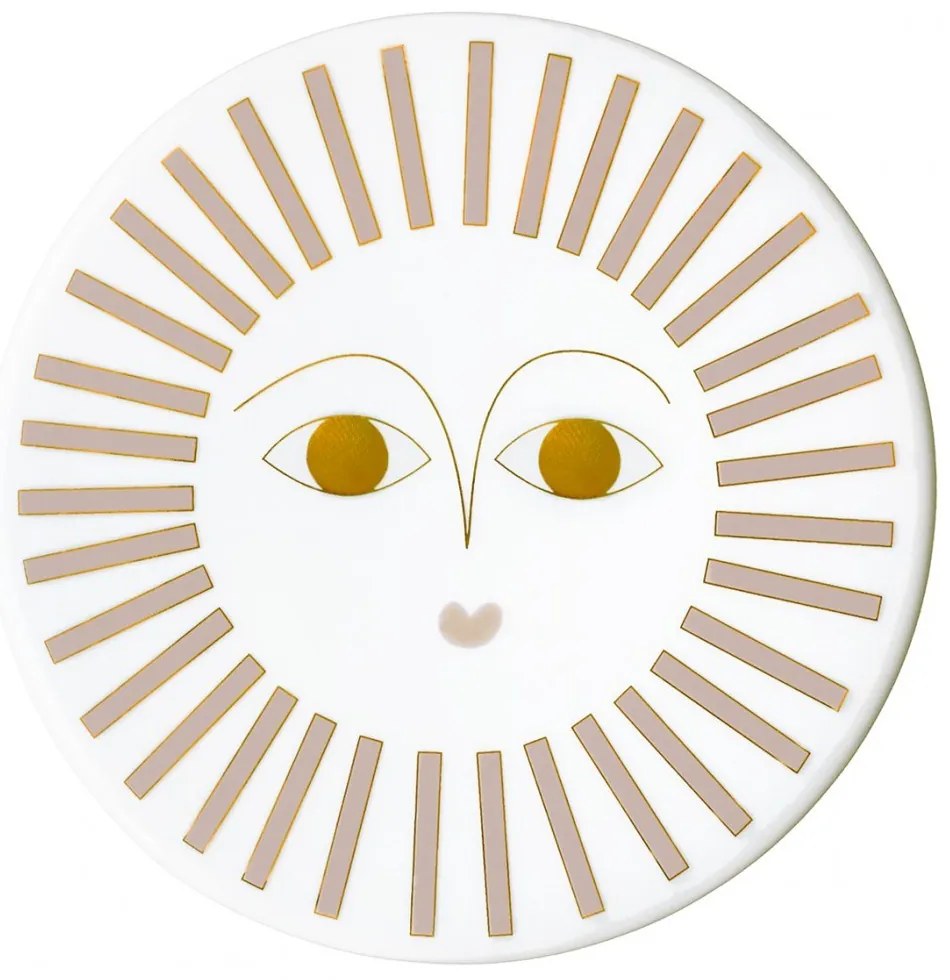 Σουβέρ Rosaly RD0051254 Φ10cm White-Somon Raeder Πορσελάνη