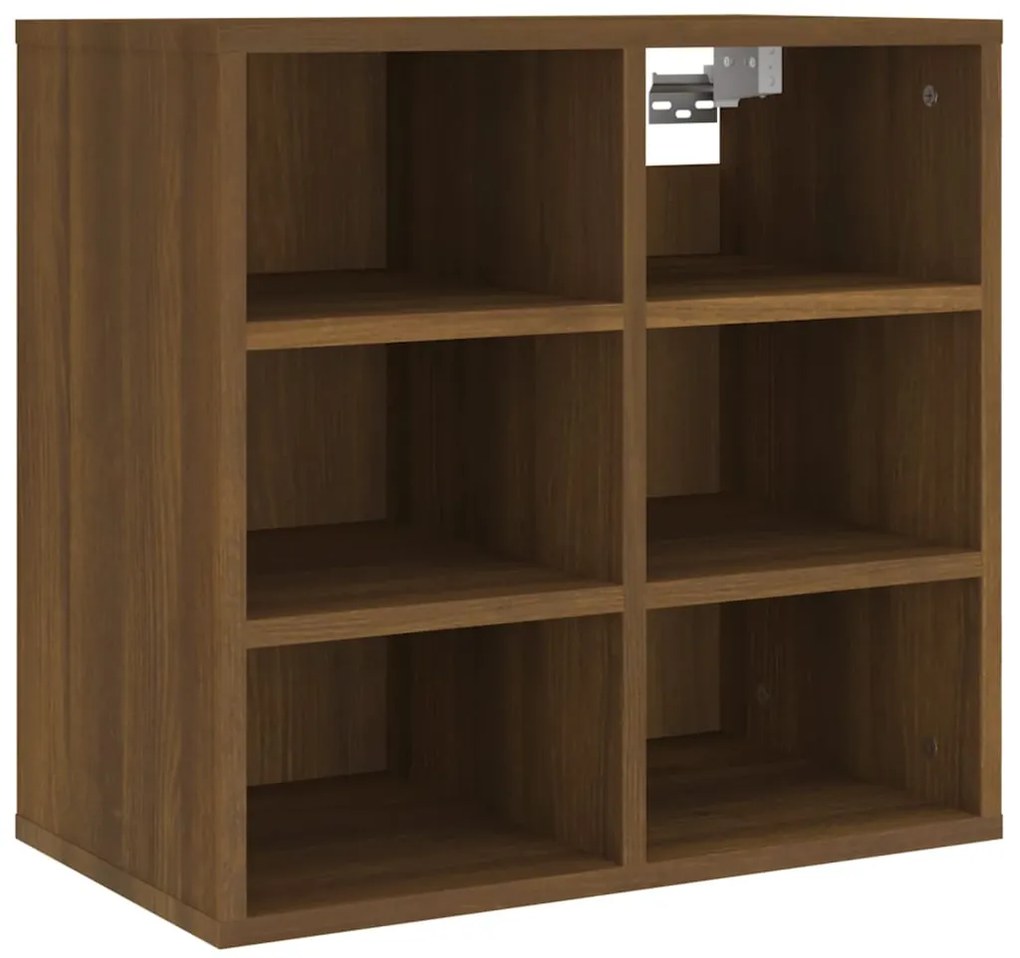 vidaXL Παπουτσοθήκη Καφέ Δρυς 52,5 x 30 x 50 εκ.