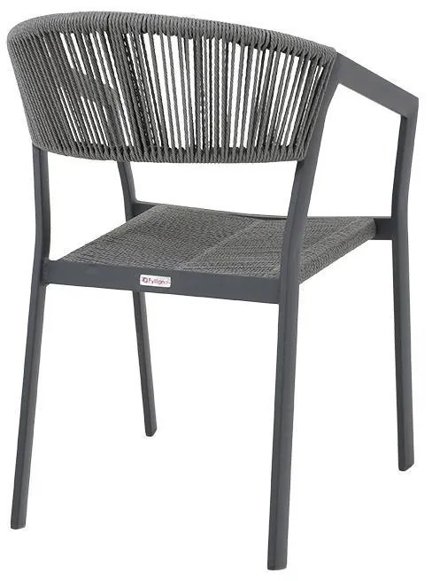 Καρέκλα Djenne Fylliana Γκρί 57x61x81 εκ. 57x61x81 εκ.