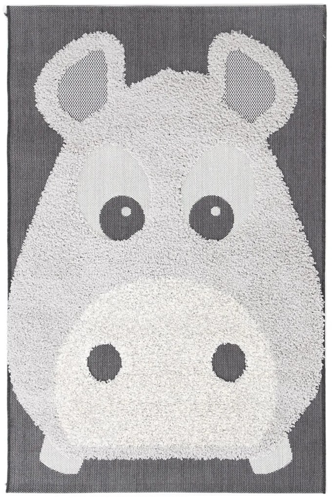 Χαλί Ritual 15576/969 Black-Grey Royal Carpet 120X170cm