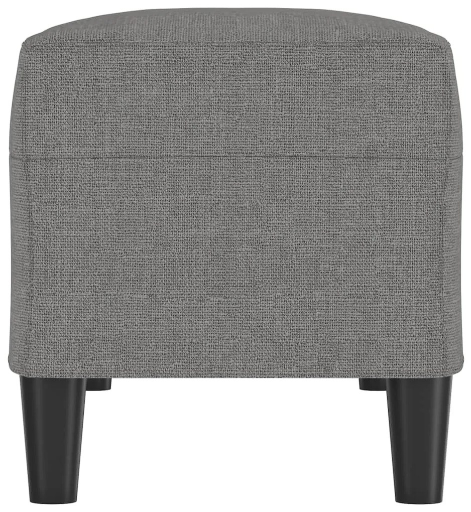 vidaXL Πάγκος Σκούρο Γκρι 100x35x41 εκ. Υφασμάτινος